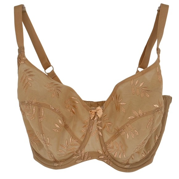 Panache Other - Panache Tan Embroidered Bra